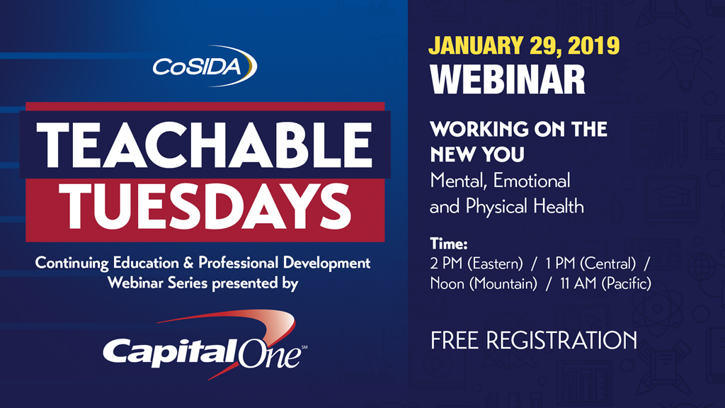 Join Us! Tuesday, Jan. 29 Capital One Webinar: Working On The New You